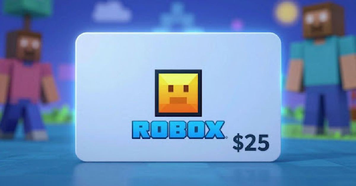 how much robux do you get from a $25 roblox card